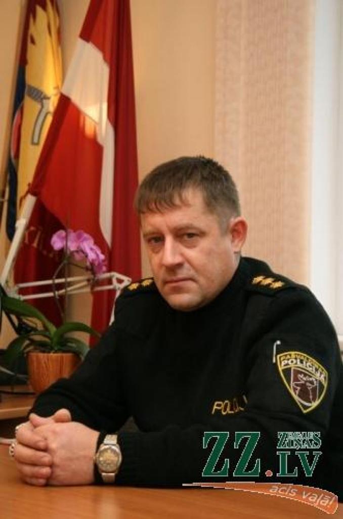 Jelgavas Pašvaldības policijas priekšnieka vietas izpildītājs Guntars Akmentiņš.
Autors: Inga Karlinska.