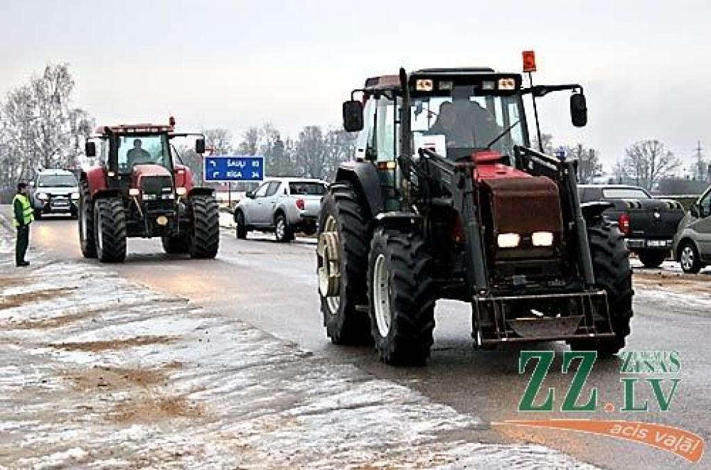 Otrdien miermīlīgajā protesta akcijā, kas Jelgavas pusē risinājās uz apvedceļa virzienā uz Rīgu līdz Loka maģistrālei un atpakaļ līdz tā saucamajam Mežciema aplim, piedalījās ap 500 lauksaimnieku. Viņi bija ieradušies ar 116 traktoriem un...