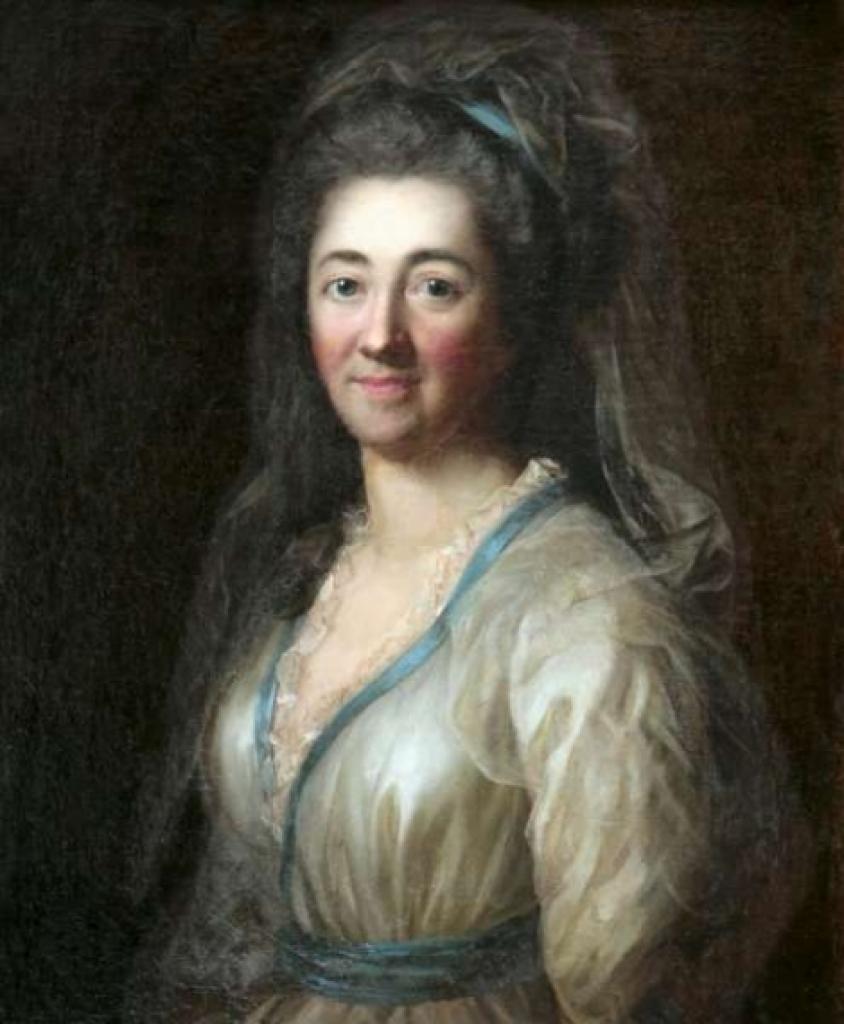 Baronese Šarlote Konstancija Elīzabete (Elīza) fon der Reke (dzimusi fon Mēdema, 1754-1833) - baltvācu dzejniece un publiciste. Hercogienes Dorotejas māsa. No Rundāles pils muzeja krājuma.
Autors: portāla zz.lv redaktors