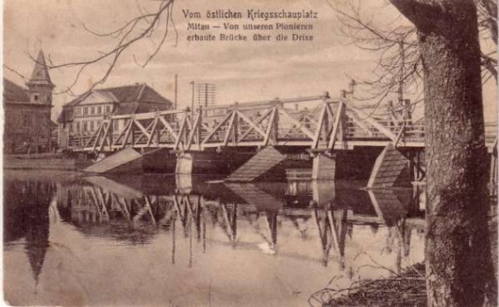 Pagaidu tilts pār Driksu Pirmā Pasaules kara laikā
Autors: portāla zz.lv redaktors