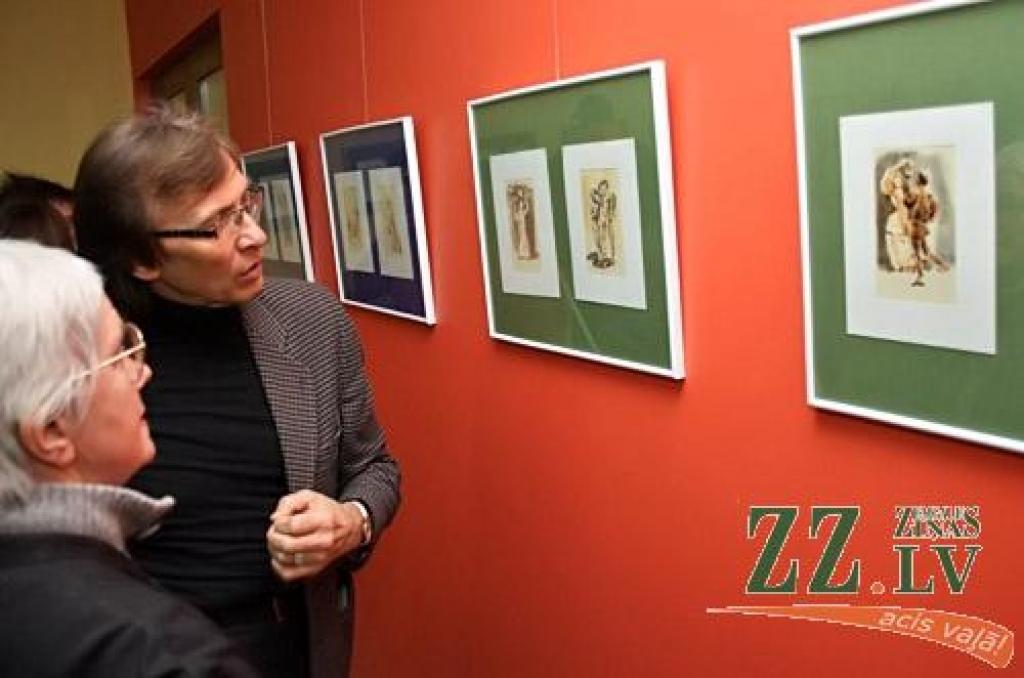 Ceturtdien Jelgavas Zinātniskās bibliotēkas galerijā atklāja Baņutas Ancānes Viljama Šekspīra sonetiem veidoto ilustrāciju izstādi. Tā ir pirmā mākslinieces viesošanās mūsu pilsētā. Šie darbi pagājušā gadsimta 90.gadu otrajā pusē tapa kā...