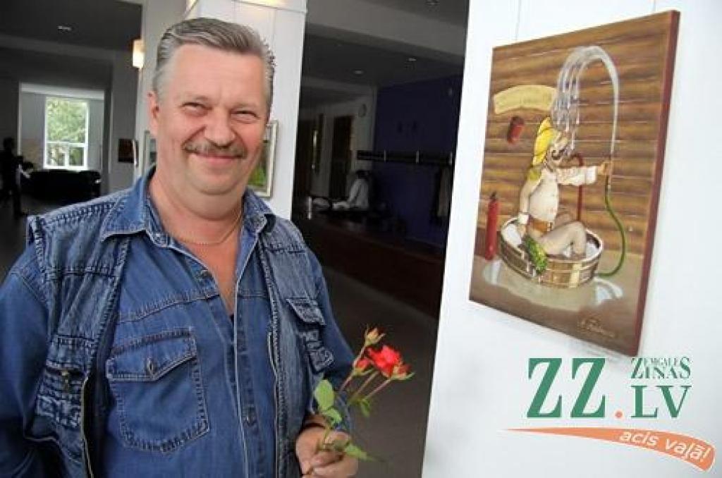 Pašā Miķeļdienā Jelgavas kultūras namā durvis vērusi jauna studijā «Dardedze», šoreiz kopā ar draugiem un palīgiem, tapusi izstāde – «Pirtsdiena».
«Es domāju, ka katru latvieti, lai kur viņš atrastos, vienalga zempziņā velk uz laukiem,...