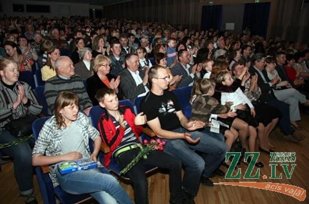 Patiesību sakot, ne mazāk krāšņa bija arī jubilejas programmas, ko piektdienas vakarā Jelgavas kultūras namā pirmo reizi publikai rādīja aģentūras «Kultūra» deju kolektīva «Vēja zirdziņš» kuplais pulks (215 bērnu septiņās grupās vecumā no...