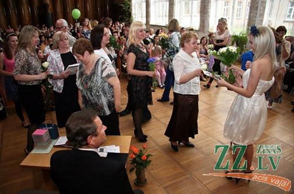 No septiņpadsmit šā gada Jelgavas Mūzikas vidusskolas absolventiem ar izcilību kvalifikācijas eksāmenus nokārtojuši trīs audzēkņi, bet ar teicamiem rezultātiem – četri absolventi
Šogad Jelgavas Mūzikas vidusskolu tās 90.gadskārtā absolvē...