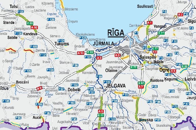 Valsts autoceļu remontdarbu karte
Autors: kartes.lvceli.lv