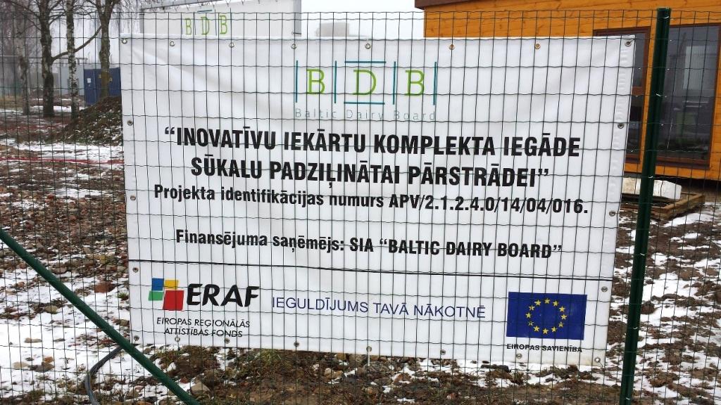 Jaunā sūkalu un laktozes pārstrādes rūpnīca Bauskā