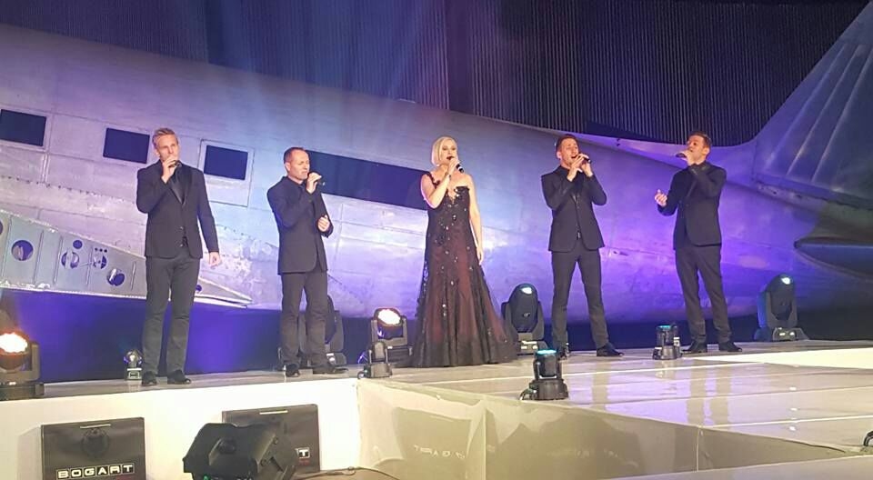 Endija un "The Croons" Johannesburgā.