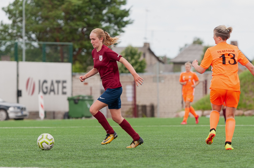 FK “Jelgava” sieviešu futbola komandas spēle pret FB “Gulbene/ZAFC” | Foto: Ruslans Antropovs