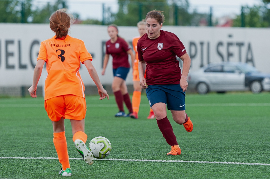 FK “Jelgava” sieviešu futbola komandas spēle pret FB “Gulbene/ZAFC” | Foto: Ruslans Antropovs