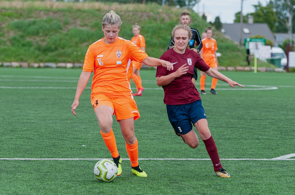 FK “Jelgava” sieviešu futbola komandas spēle pret FB “Gulbene/ZAFC” | Foto: Ruslans Antropovs