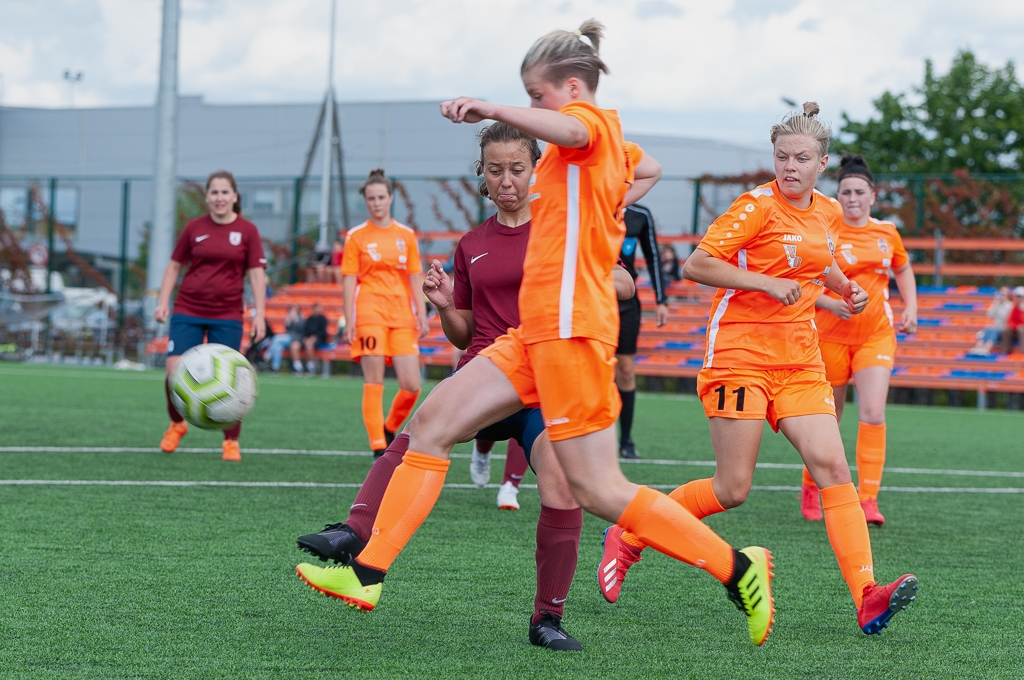 FK “Jelgava” sieviešu futbola komandas spēle pret FB “Gulbene/ZAFC” | Foto: Ruslans Antropovs