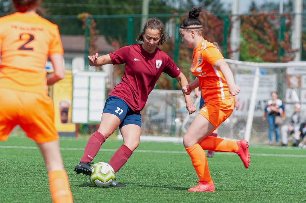 FK “Jelgava” sieviešu futbola komandas spēle pret FB “Gulbene/ZAFC” | Foto: Ruslans Antropovs