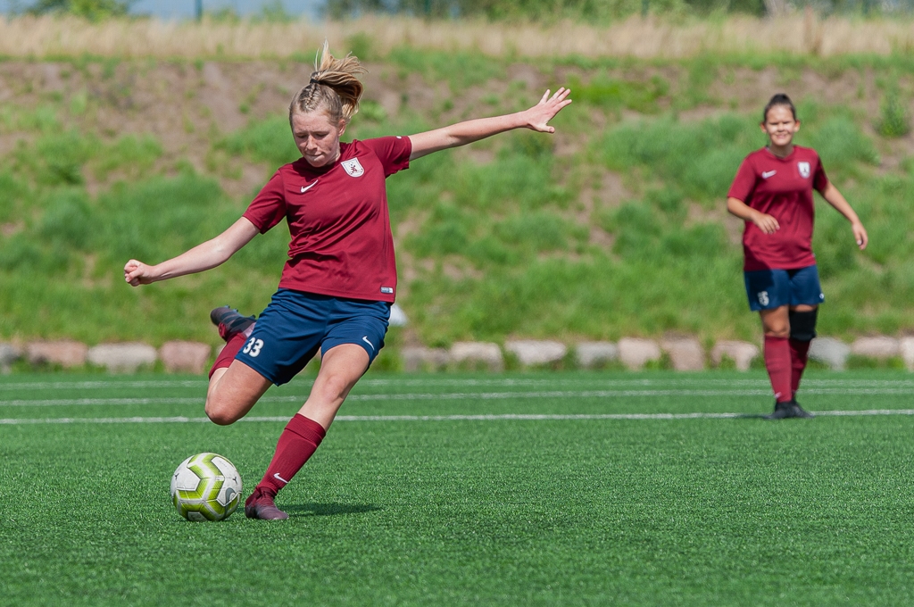 FK “Jelgava” sieviešu futbola komandas spēle pret FB “Gulbene/ZAFC” | Foto: Ruslans Antropovs