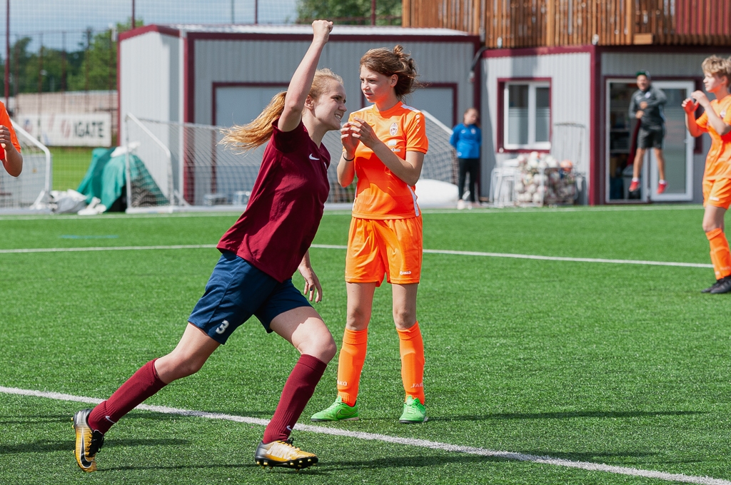 FK “Jelgava” sieviešu futbola komandas spēle pret FB “Gulbene/ZAFC” | Foto: Ruslans Antropovs