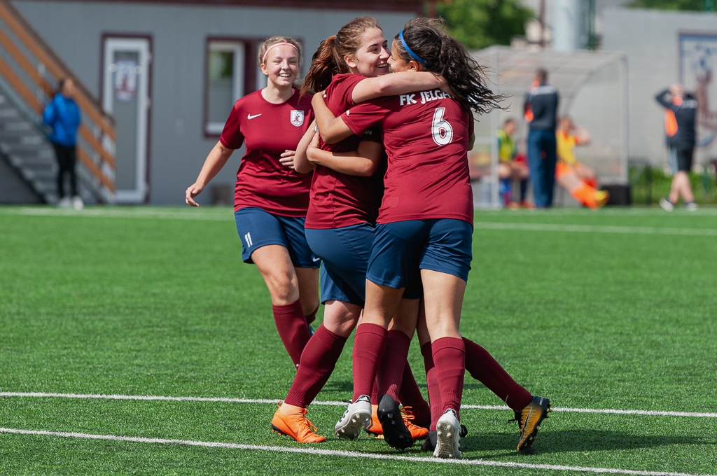 FK “Jelgava” sieviešu futbola komandas spēle pret FB “Gulbene/ZAFC” | Foto: Ruslans Antropovs