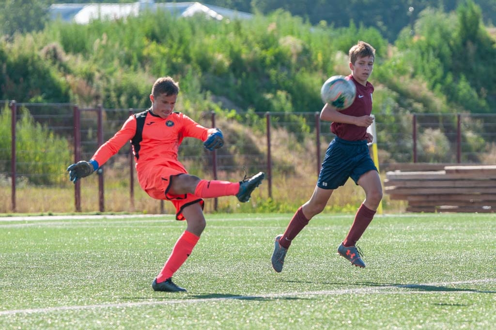 Latvijas jaunatnes futbola čempionāta U-14 Elites grupas spēle starp FS “Jelgava” un FK “Spartaks” / SK “Super Nova” 2020. gada 18. jūlijā

