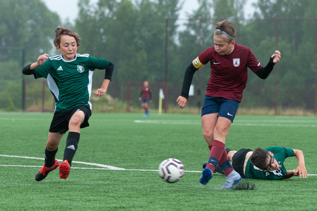 Latvijas futbola Attīstības līgas U13 D grupas spēle starp “FS Jelgava” un “Auda” 2020. gada 9. jūlijā