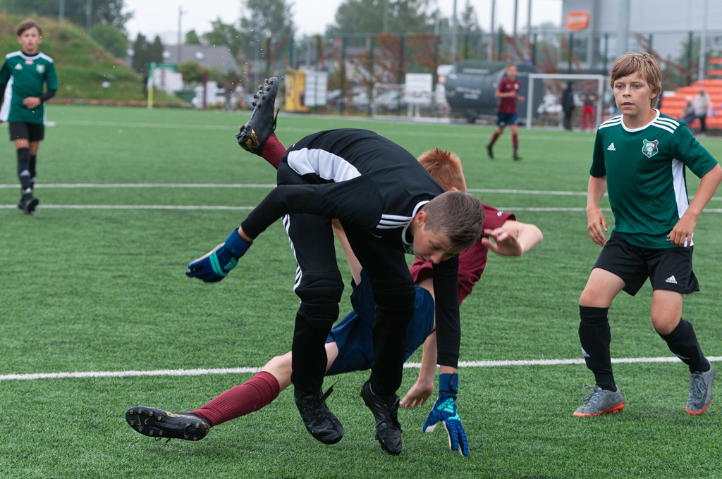 Latvijas futbola Attīstības līgas U13 D grupas spēle starp “FS Jelgava” un “Auda” 2020. gada 9. jūlijā