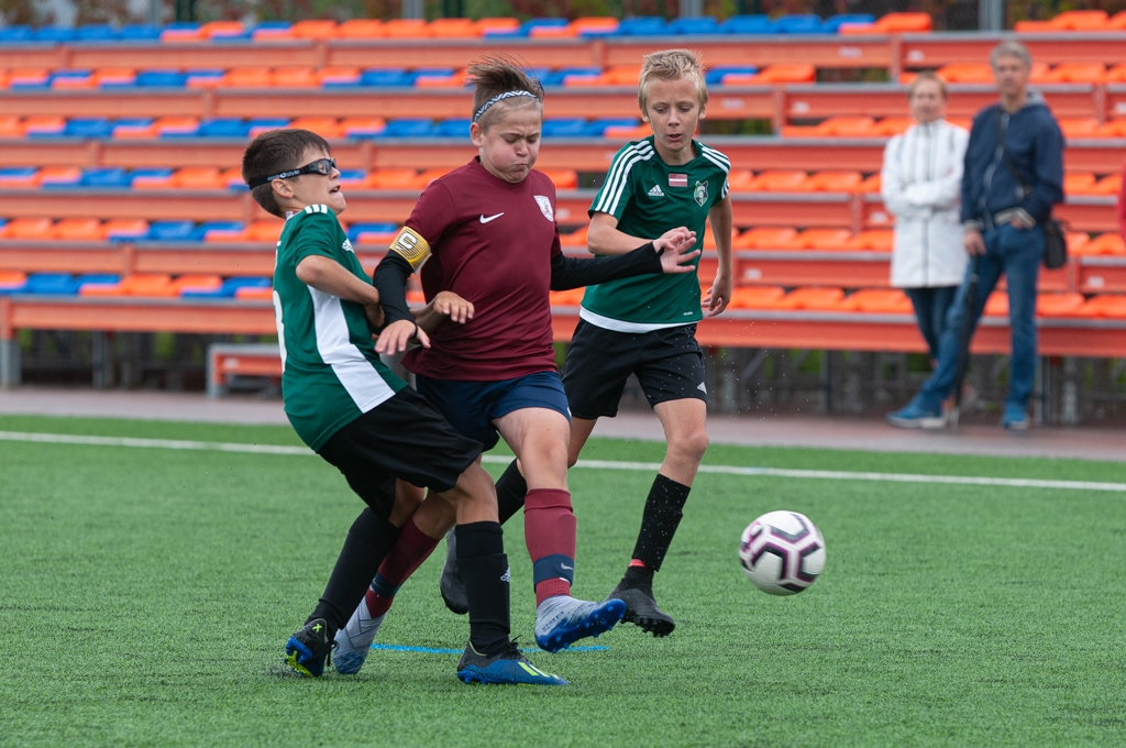 Latvijas futbola Attīstības līgas U13 D grupas spēle starp “FS Jelgava” un “Auda” 2020. gada 9. jūlijā