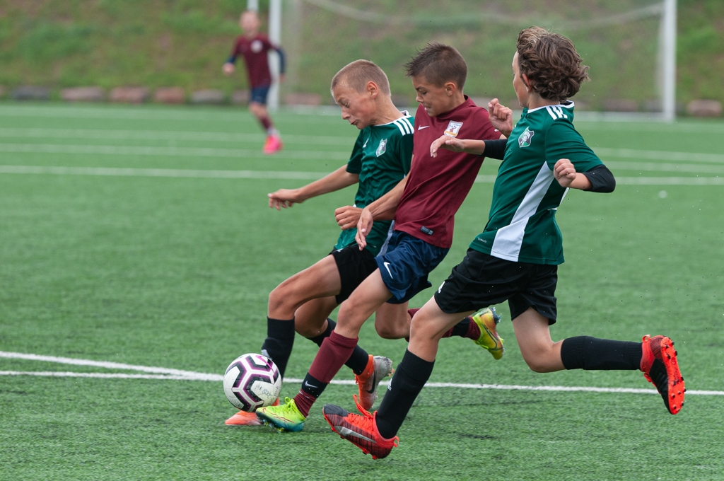 Latvijas futbola Attīstības līgas U13 D grupas spēle starp “FS Jelgava” un “Auda” 2020. gada 9. jūlijā