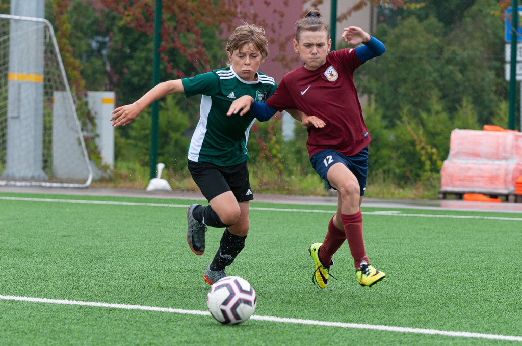 Latvijas futbola Attīstības līgas U13 D grupas spēle starp “FS Jelgava” un “Auda” 2020. gada 9. jūlijā
