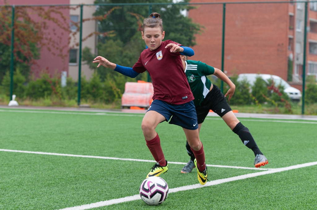 Latvijas futbola Attīstības līgas U13 D grupas spēle starp “FS Jelgava” un “Auda” 2020. gada 9. jūlijā