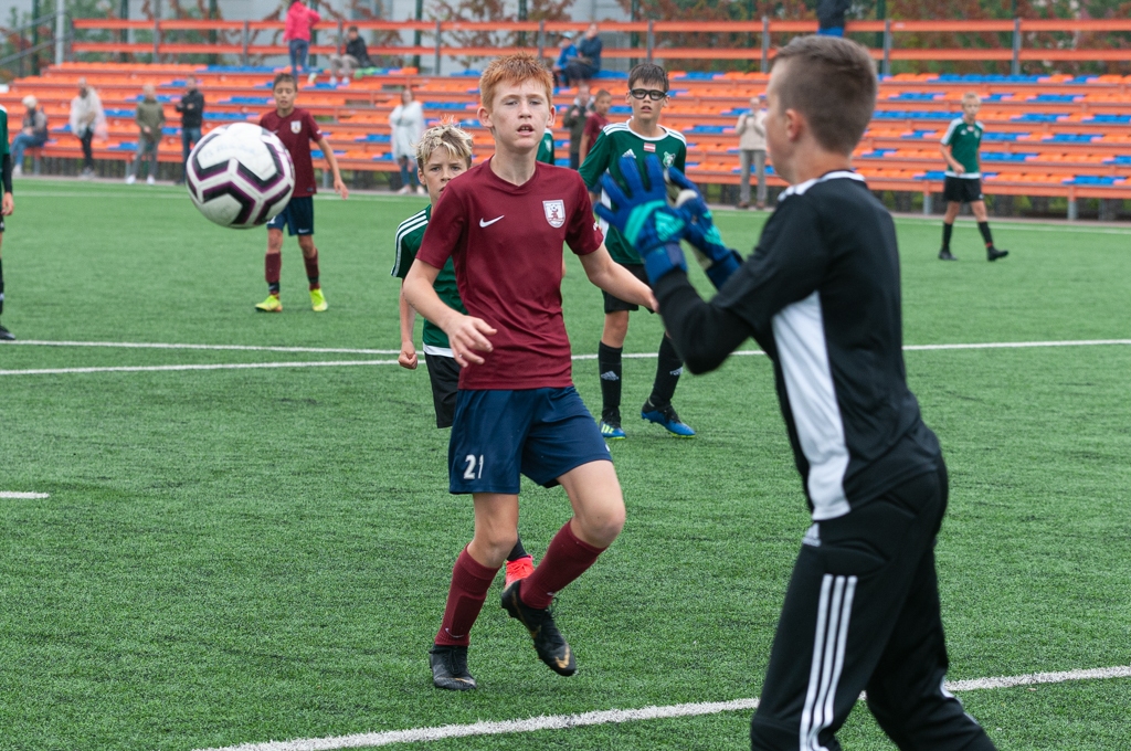 Latvijas futbola Attīstības līgas U13 D grupas spēle starp “FS Jelgava” un “Auda” 2020. gada 9. jūlijā