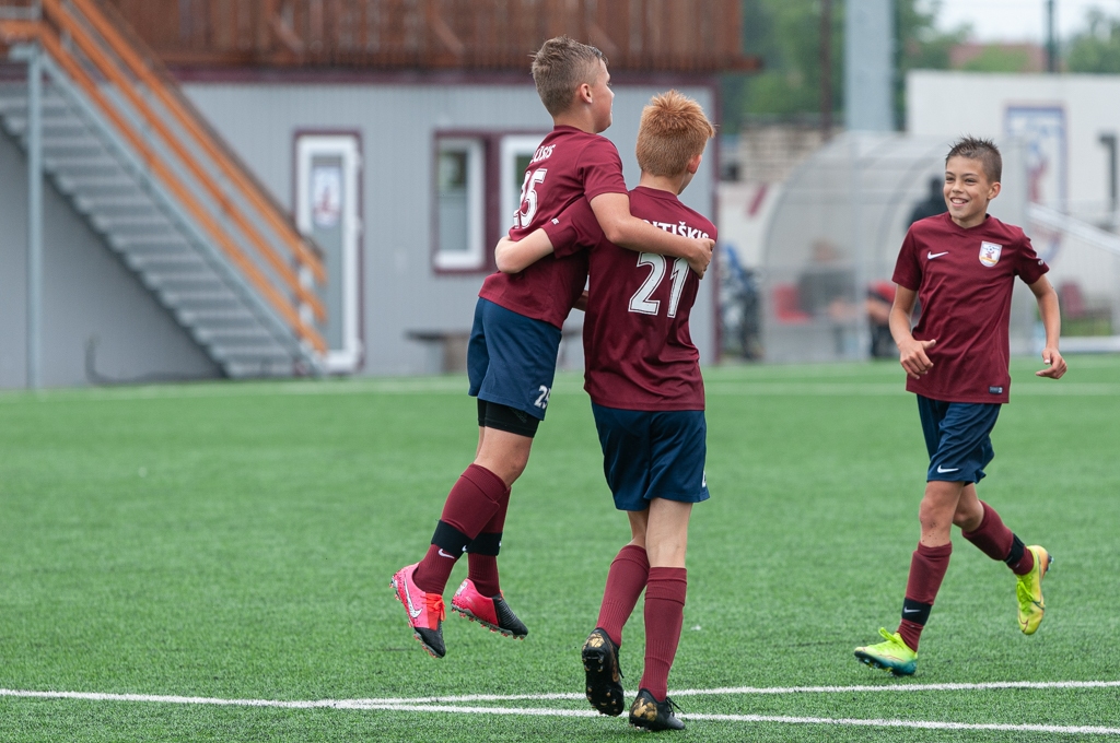 Latvijas futbola Attīstības līgas U13 D grupas spēle starp “FS Jelgava” un “Auda” 2020. gada 9. jūlijā