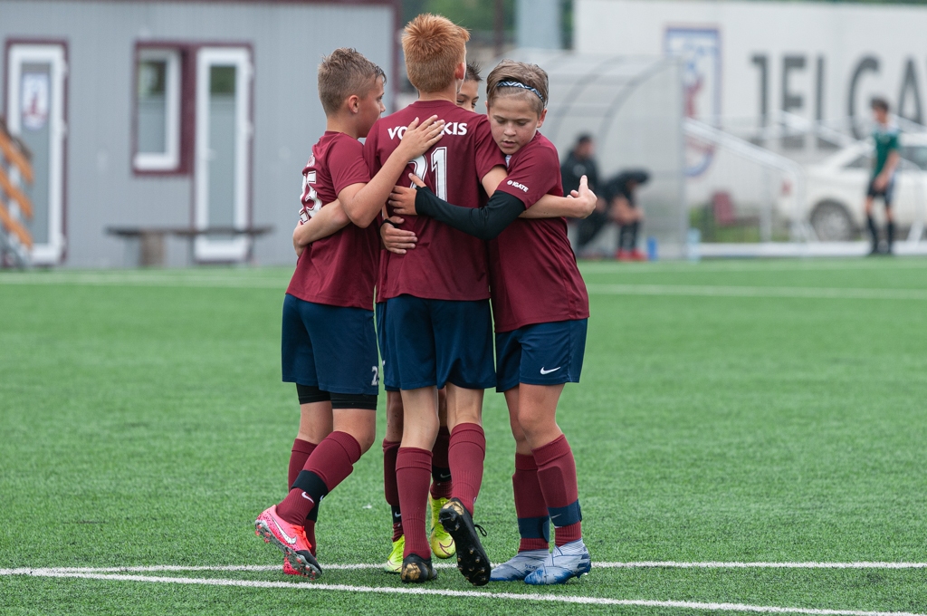 Latvijas futbola Attīstības līgas U13 D grupas spēle starp “FS Jelgava” un “Auda” 2020. gada 9. jūlijā