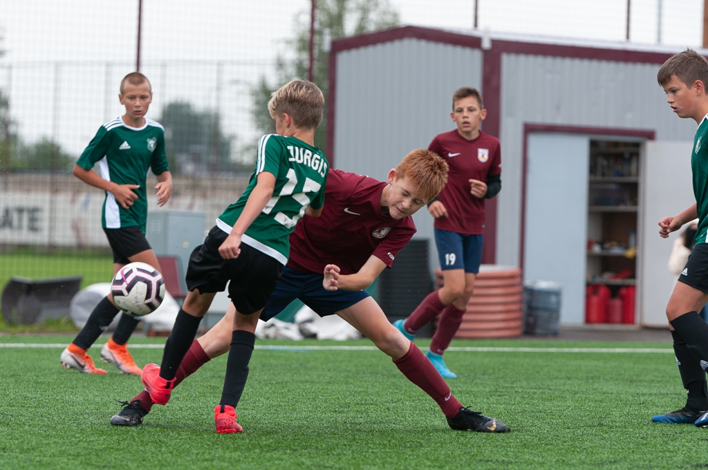 Latvijas futbola Attīstības līgas U13 D grupas spēle starp “FS Jelgava” un “Auda” 2020. gada 9. jūlijā