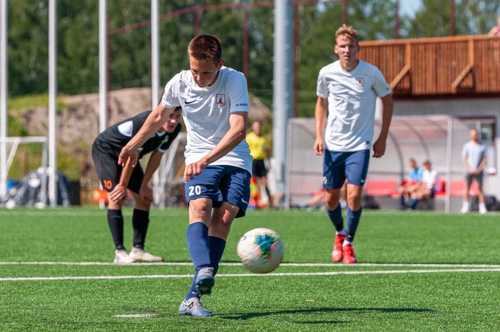 Jaunatnes čempionāta futbolā meistarības grupas U-18 vecuma jauniešu otrās kārtas spēle starp FS “Jelgava” un Jēkabpils SS komandām 2020. gada 15. jūlijā