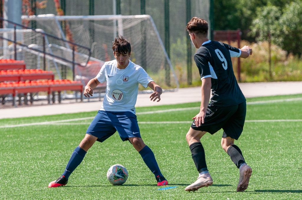 Jaunatnes čempionāta futbolā meistarības grupas U-18 vecuma jauniešu otrās kārtas spēle starp FS “Jelgava” un Jēkabpils SS komandām 2020. gada 15. jūlijā