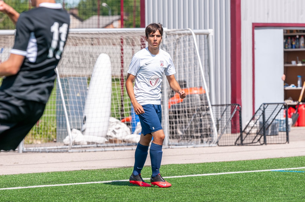 Jaunatnes čempionāta futbolā meistarības grupas U-18 vecuma jauniešu otrās kārtas spēle starp FS “Jelgava” un Jēkabpils SS komandām 2020. gada 15. jūlijā