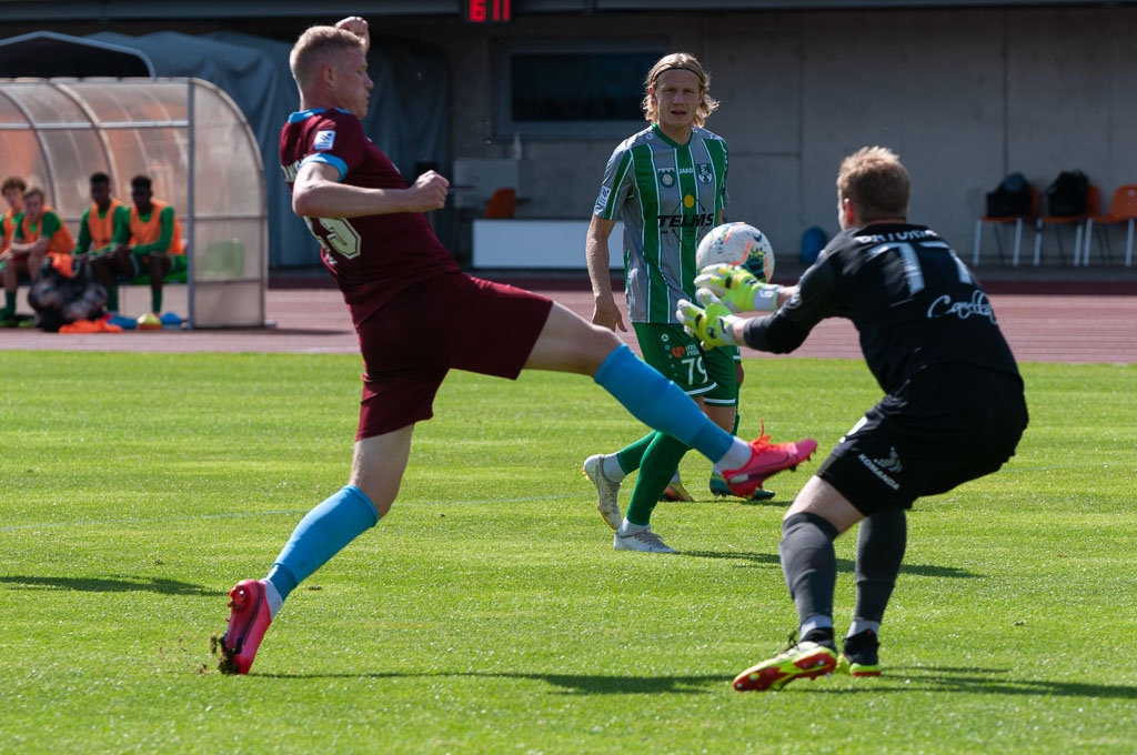 Optibet Virslīgas spēle starp FK “Jelgava” un FK “Tukums 2000/TSS” Zemgales Olimpiskā centrā 2020. gada 26. jūlijā