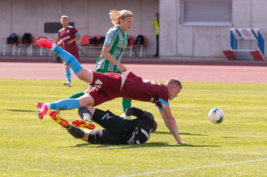 Optibet Virslīgas spēle starp FK “Jelgava” un FK “Tukums 2000/TSS” Zemgales Olimpiskā centrā 2020. gada 26. jūlijā