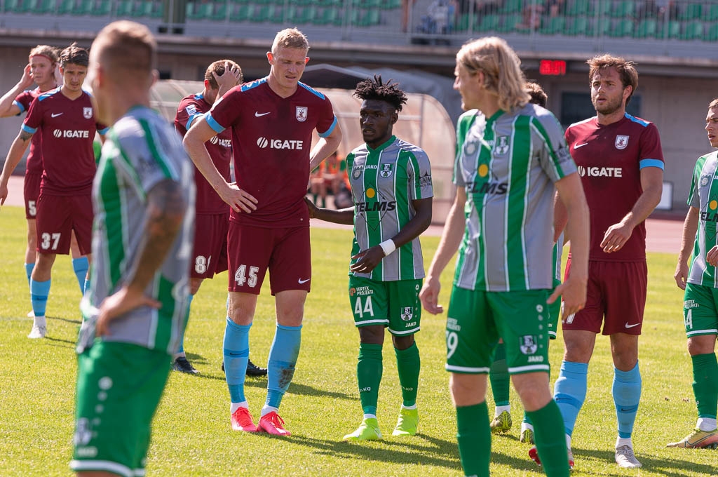 Optibet Virslīgas spēle starp FK “Jelgava” un FK “Tukums 2000/TSS” Zemgales Olimpiskā centrā 2020. gada 26. jūlijā