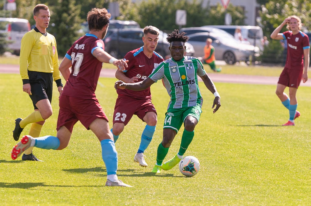 Optibet Virslīgas spēle starp FK “Jelgava” un FK “Tukums 2000/TSS” Zemgales Olimpiskā centrā 2020. gada 26. jūlijā