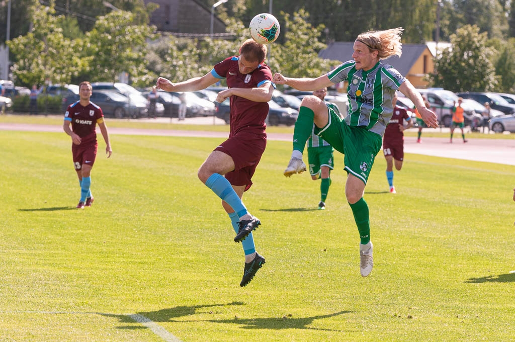 Optibet Virslīgas spēle starp FK “Jelgava” un FK “Tukums 2000/TSS” Zemgales Olimpiskā centrā 2020. gada 26. jūlijā
