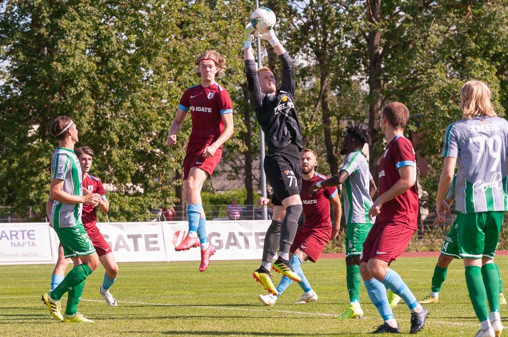 Optibet Virslīgas spēle starp FK “Jelgava” un FK “Tukums 2000/TSS” Zemgales Olimpiskā centrā 2020. gada 26. jūlijā
