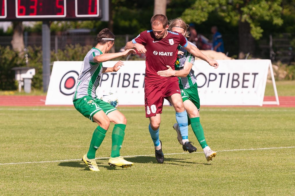 Optibet Virslīgas spēle starp FK “Jelgava” un FK “Tukums 2000/TSS” Zemgales Olimpiskā centrā 2020. gada 26. jūlijā
