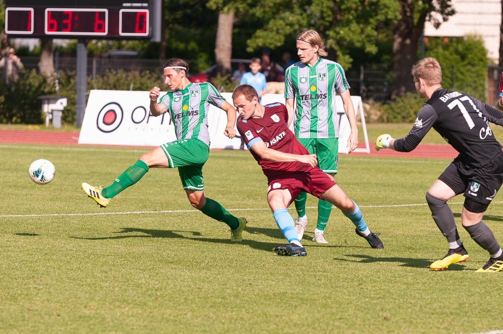 Optibet Virslīgas spēle starp FK “Jelgava” un FK “Tukums 2000/TSS” Zemgales Olimpiskā centrā 2020. gada 26. jūlijā