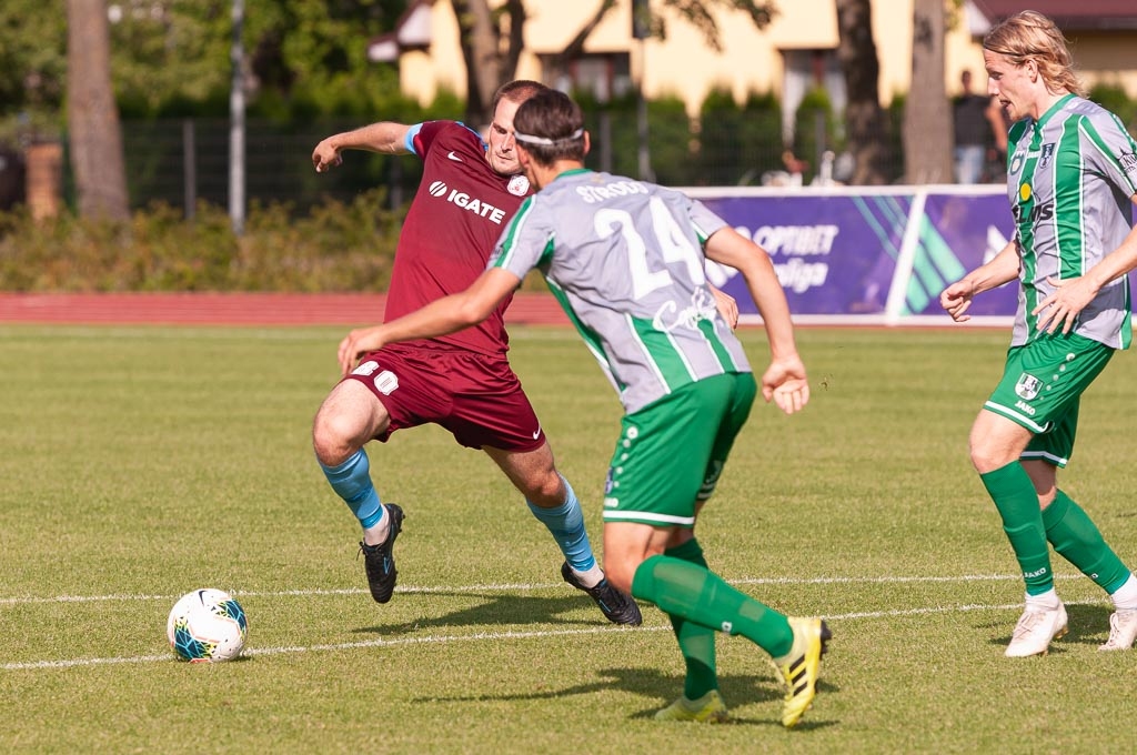 Optibet Virslīgas spēle starp FK “Jelgava” un FK “Tukums 2000/TSS” Zemgales Olimpiskā centrā 2020. gada 26. jūlijā