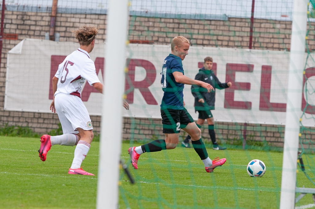 Latvijas U-17 futbola izlases un FS "Jelgava" U-18 pārbaudes spēle