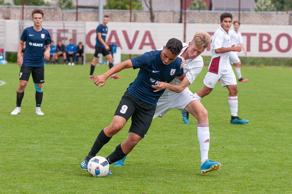 Latvijas U-17 futbola izlases un FS "Jelgava" U-18 pārbaudes spēle