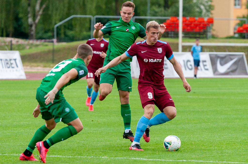 FK "Jelgava" uzbrucējs Marks Kurtišs