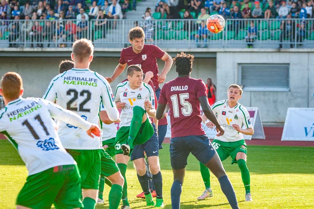 UEFA Eiropas līgā kvalifikācijas kārtas spēle: FK "Jelgava" - FC “Breidablik" 7.7.2016.