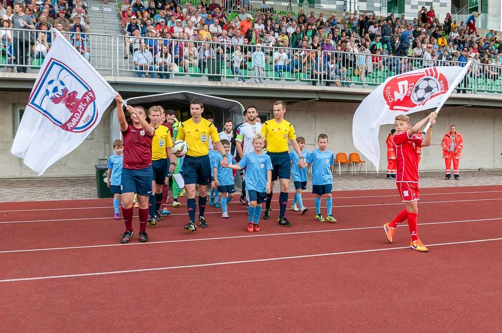 UEFA Eiropas līgā kvalifikācijas kārtas spēle: FK "Jelgava" - FK “Rabotnički" 16.7.2015.