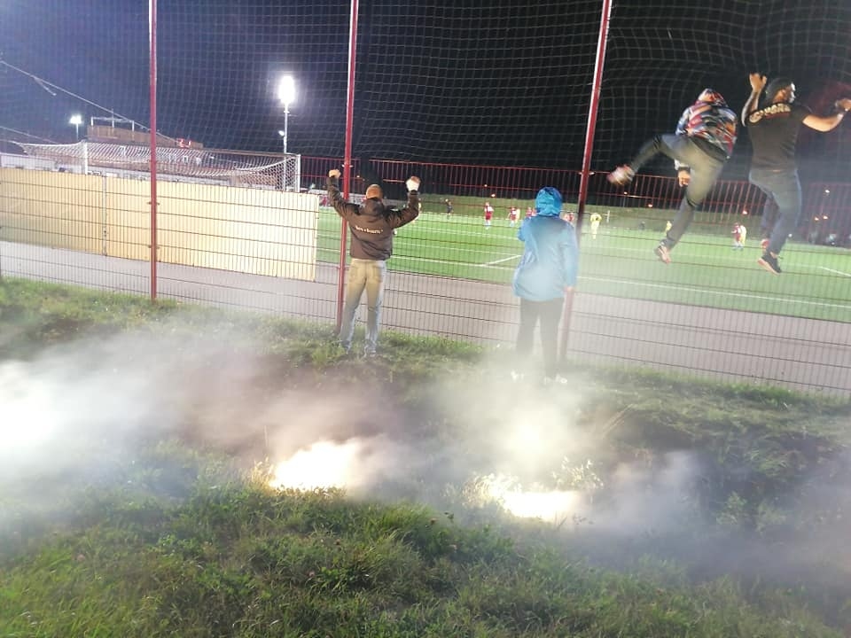FK "Ventspils-2" atbalstītāji Jelgavā